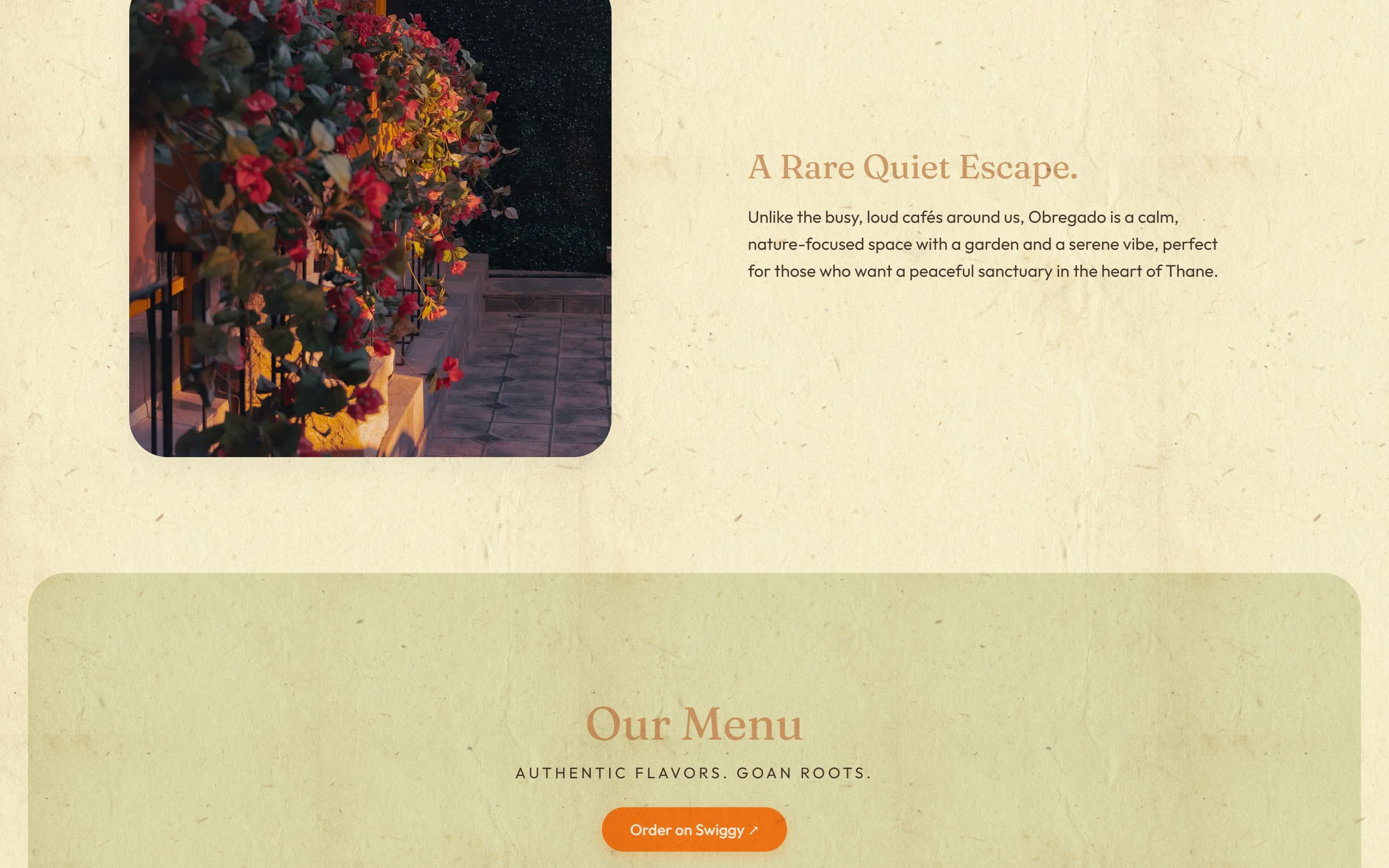 Café Obregado: a rare quiet escape